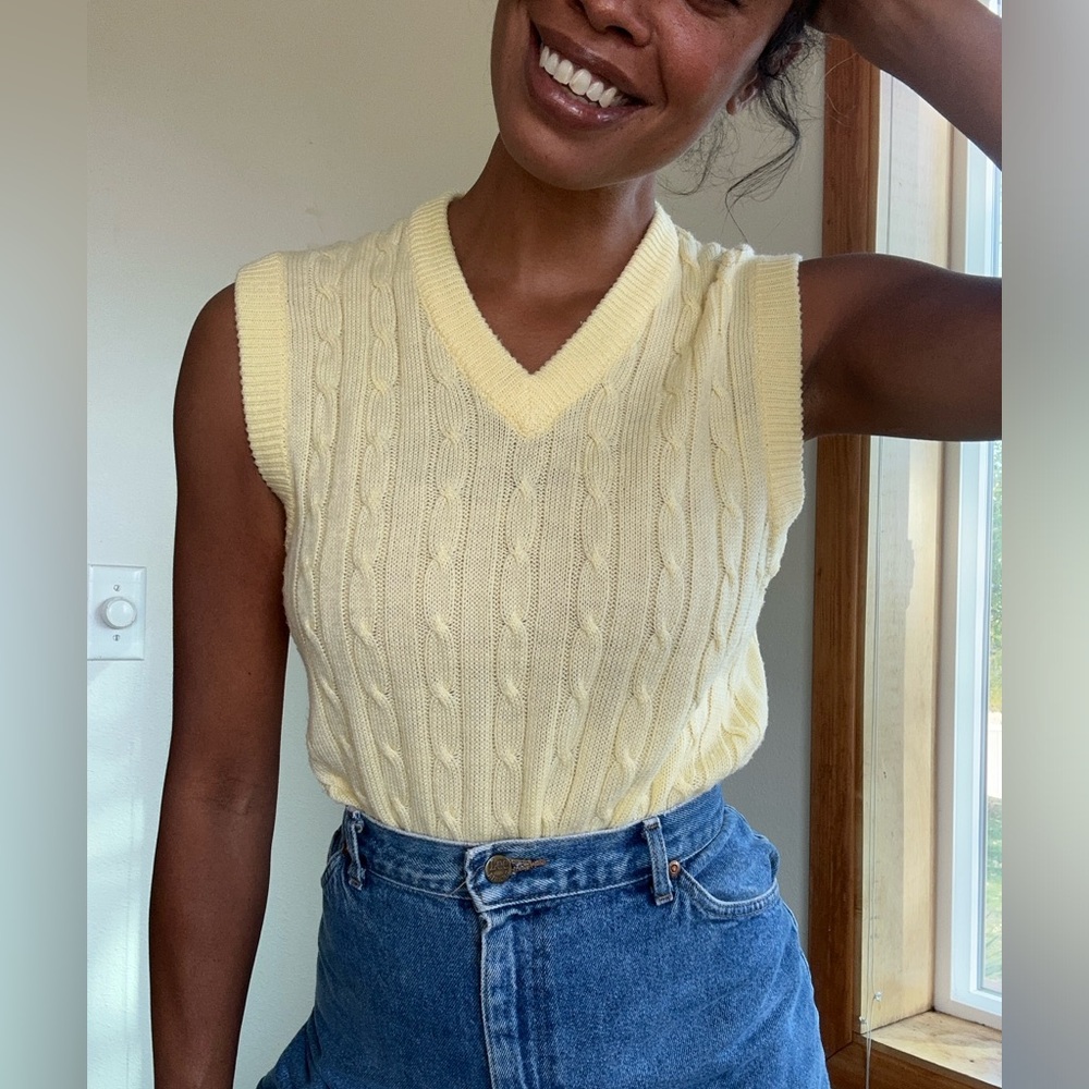 Vintage sweater vest